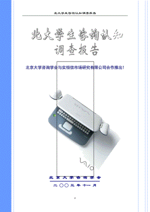 北京大学谘询产业认知调研报告.docx