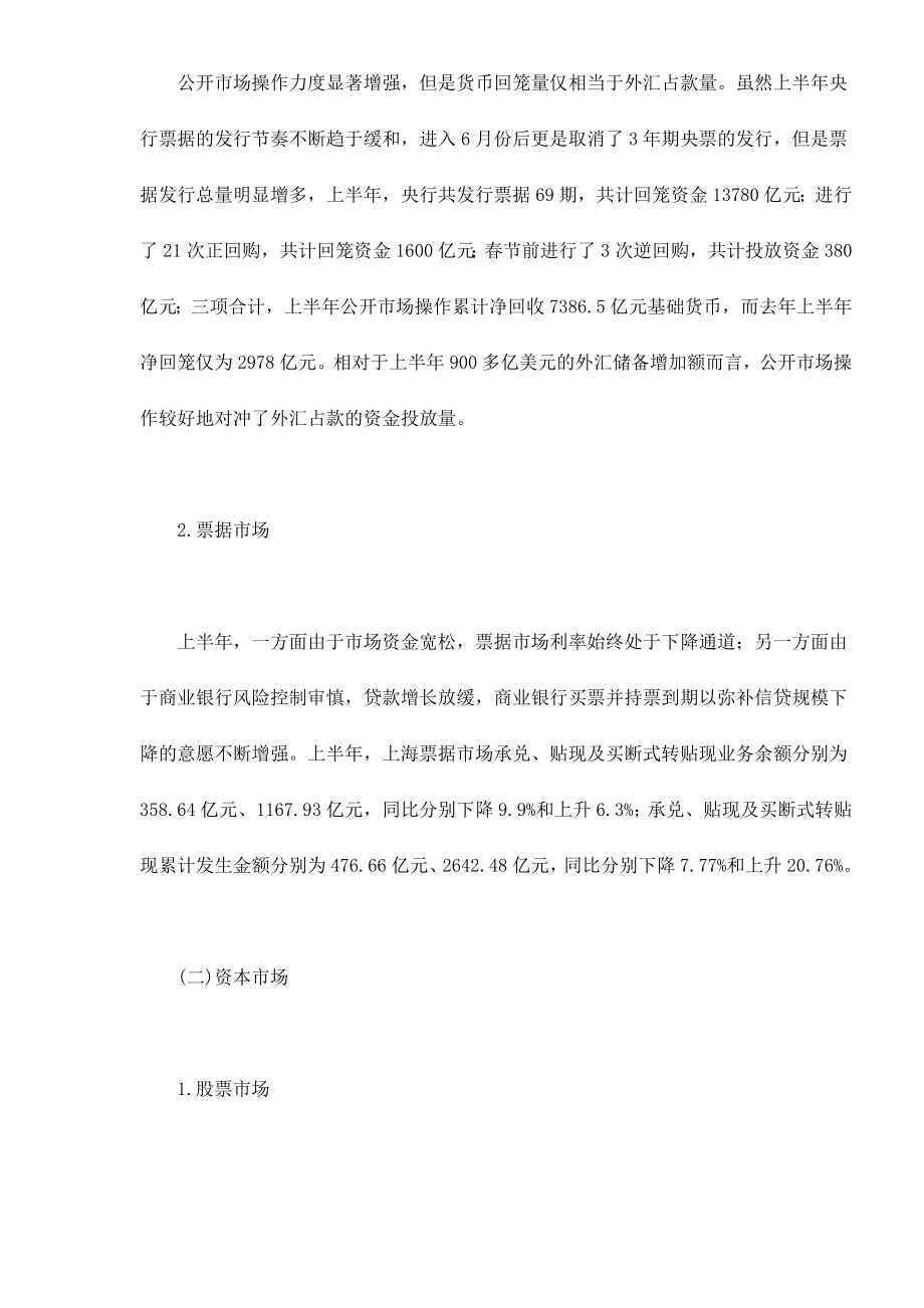 某某年上半年上海金融市场分析报告.docx_第2页