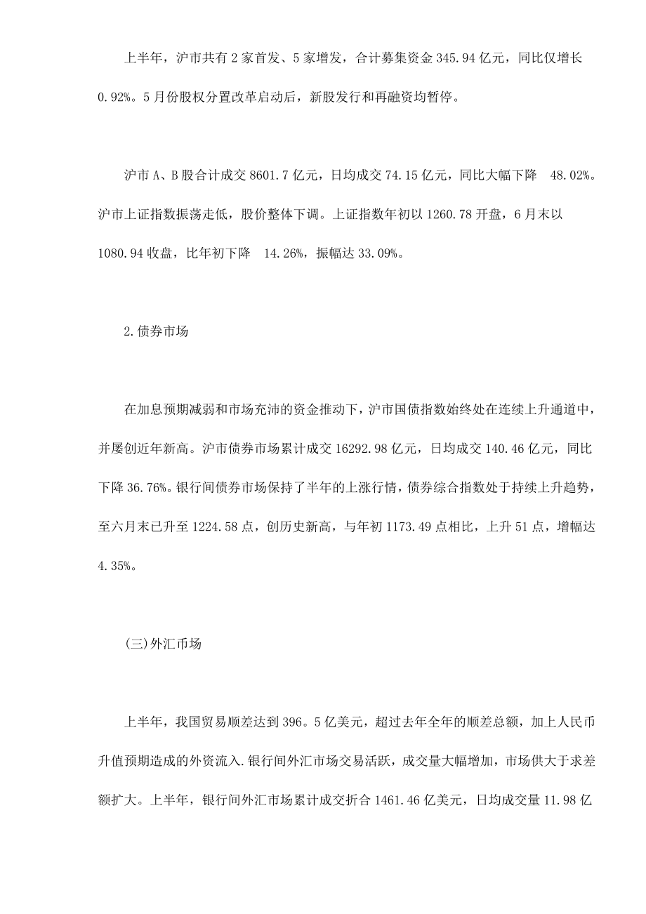 某某年上半年上海金融市场分析报告.docx_第3页