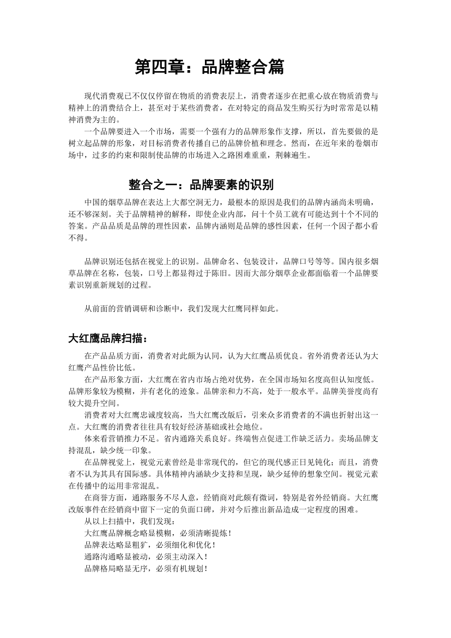 大红鹰品牌营销策划报告.docx_第1页