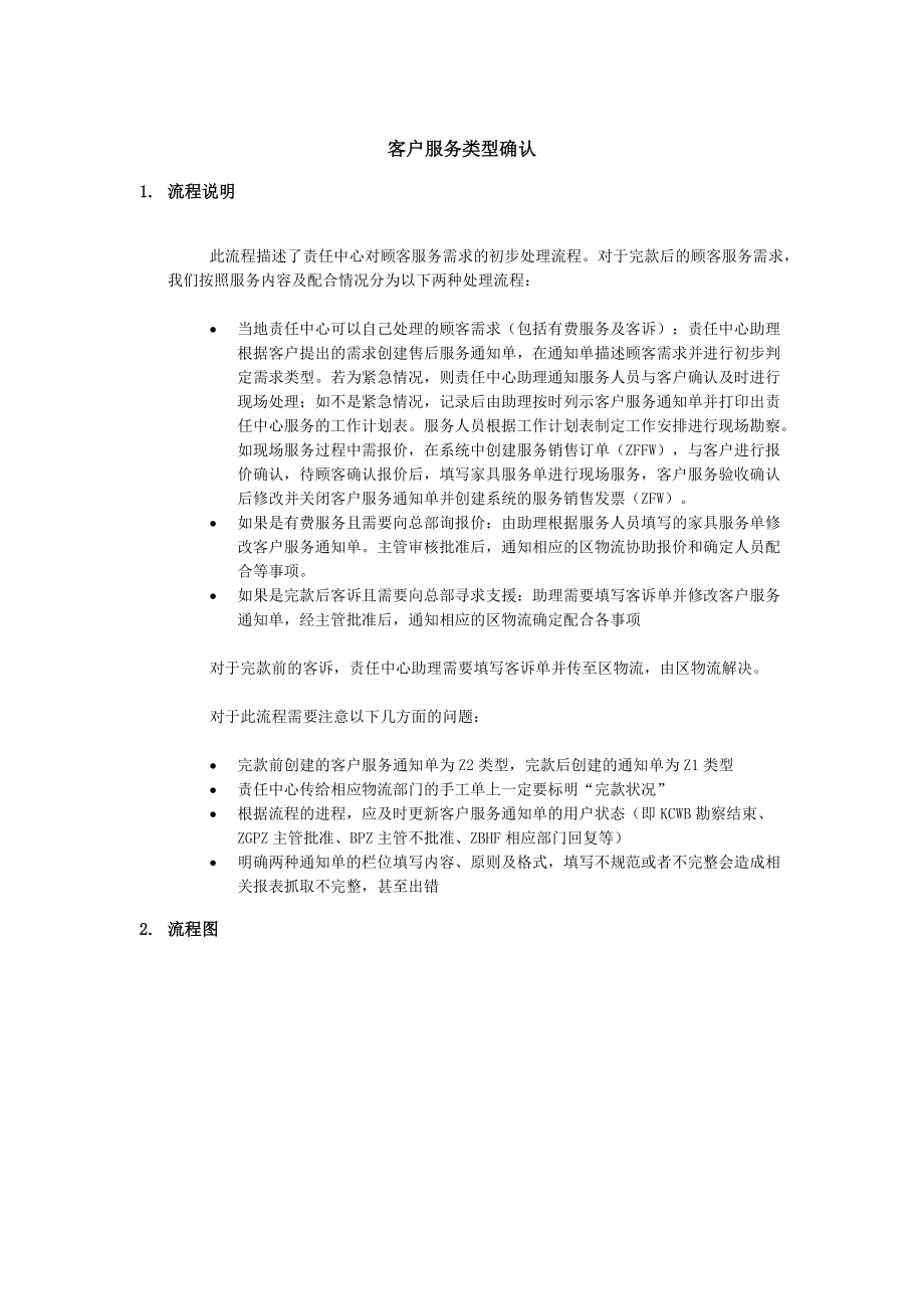 上海震旦家具有限公司SAP实施专案-售后服务（SM）之客户服务类型确认.docx_第1页