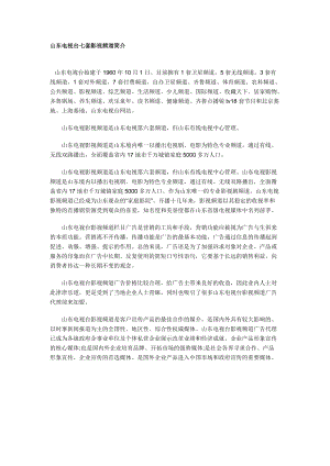 山东影视频道广告价格表.docx