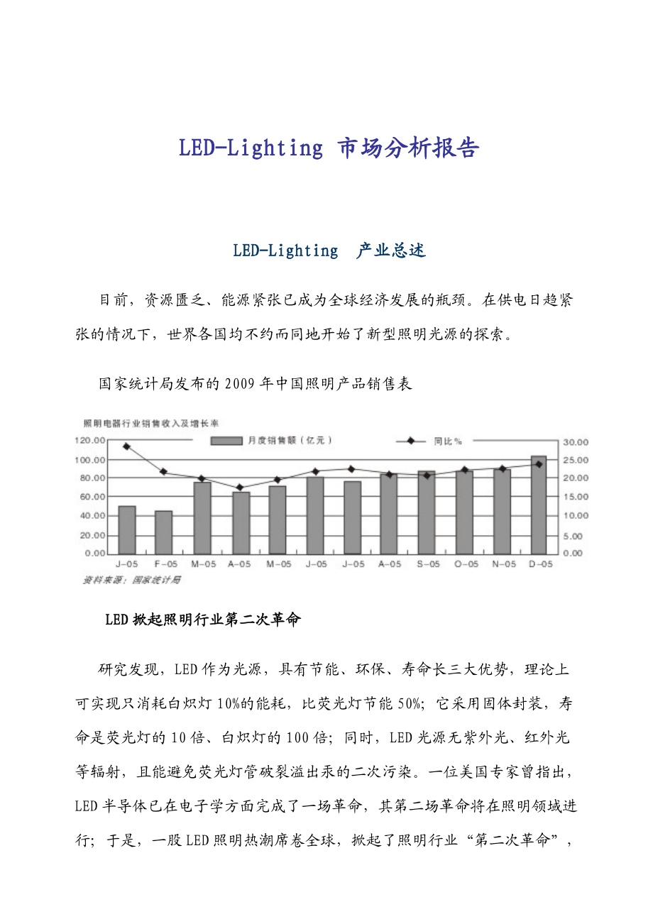 LED市场分析管理知识报告.docx_第1页