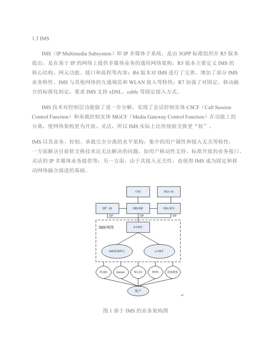 IMS体系研究及其增值业务能力分析.docx_第3页