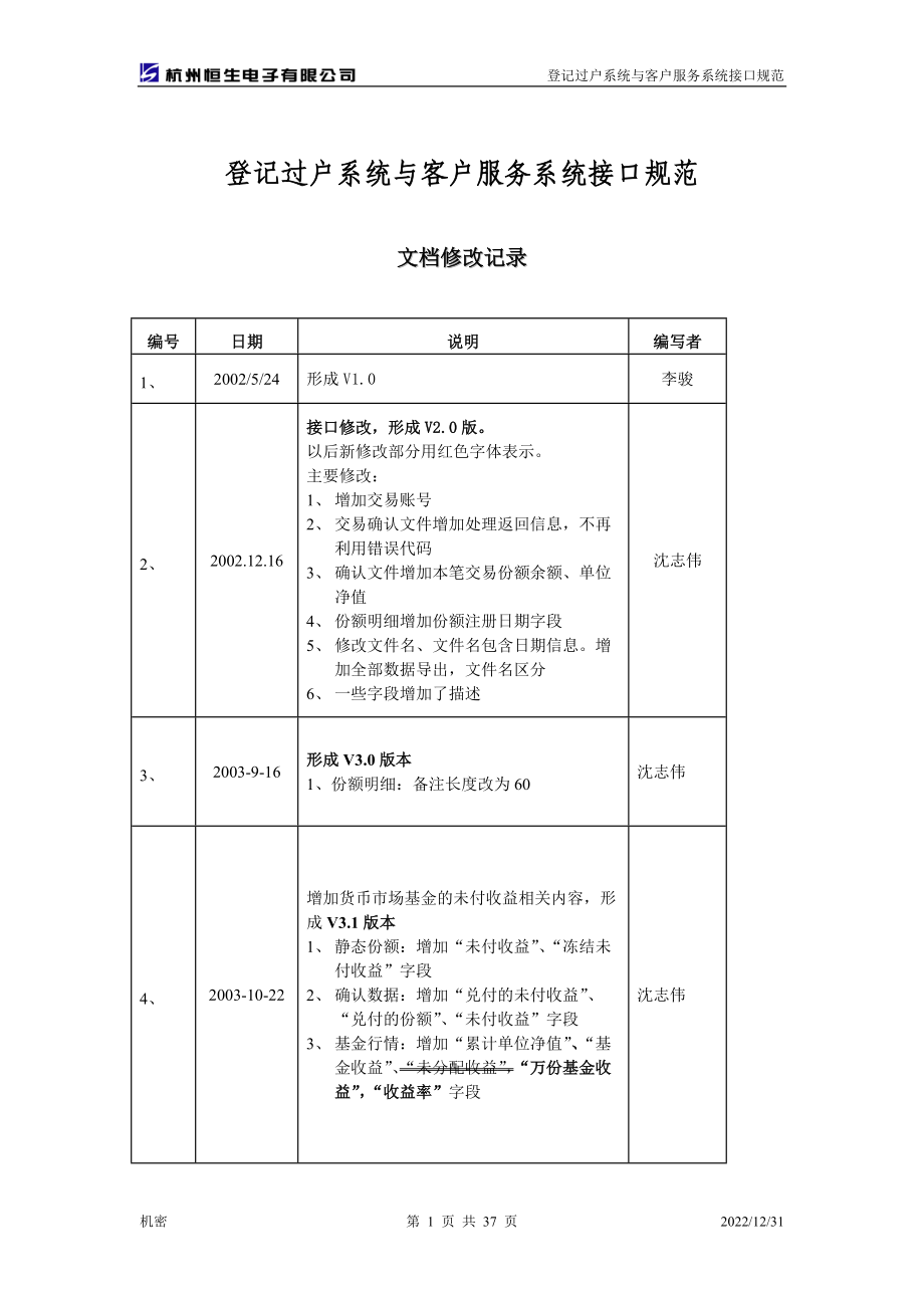 恒生公司ta与客服系统接口规范.docx_第1页