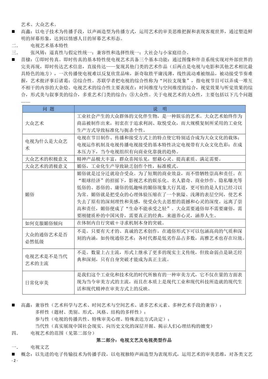 广播电视艺术基础知识总结.docx_第2页