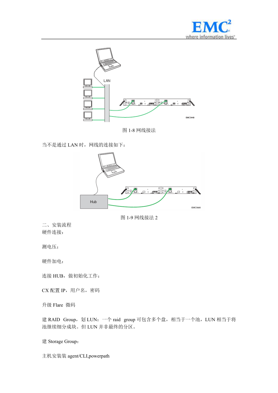 XX广电新媒体EMC CX存储配置说明.docx_第3页