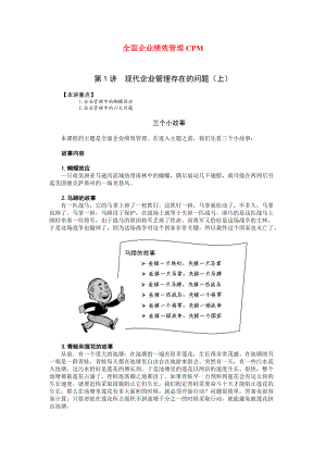 3月全面企业绩效管理CPM.docx