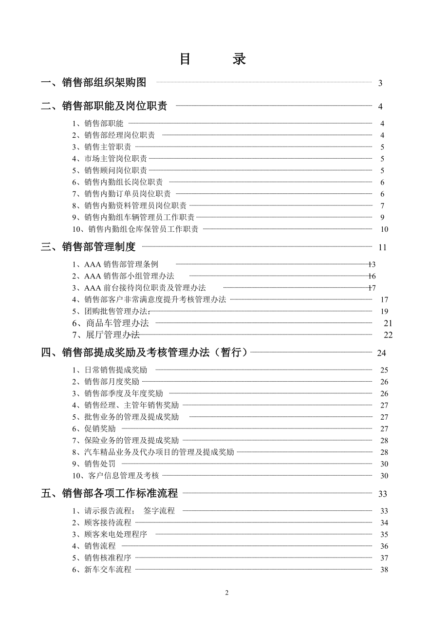 某汽车某汽车4S店销售部制度汇编.docx_第2页