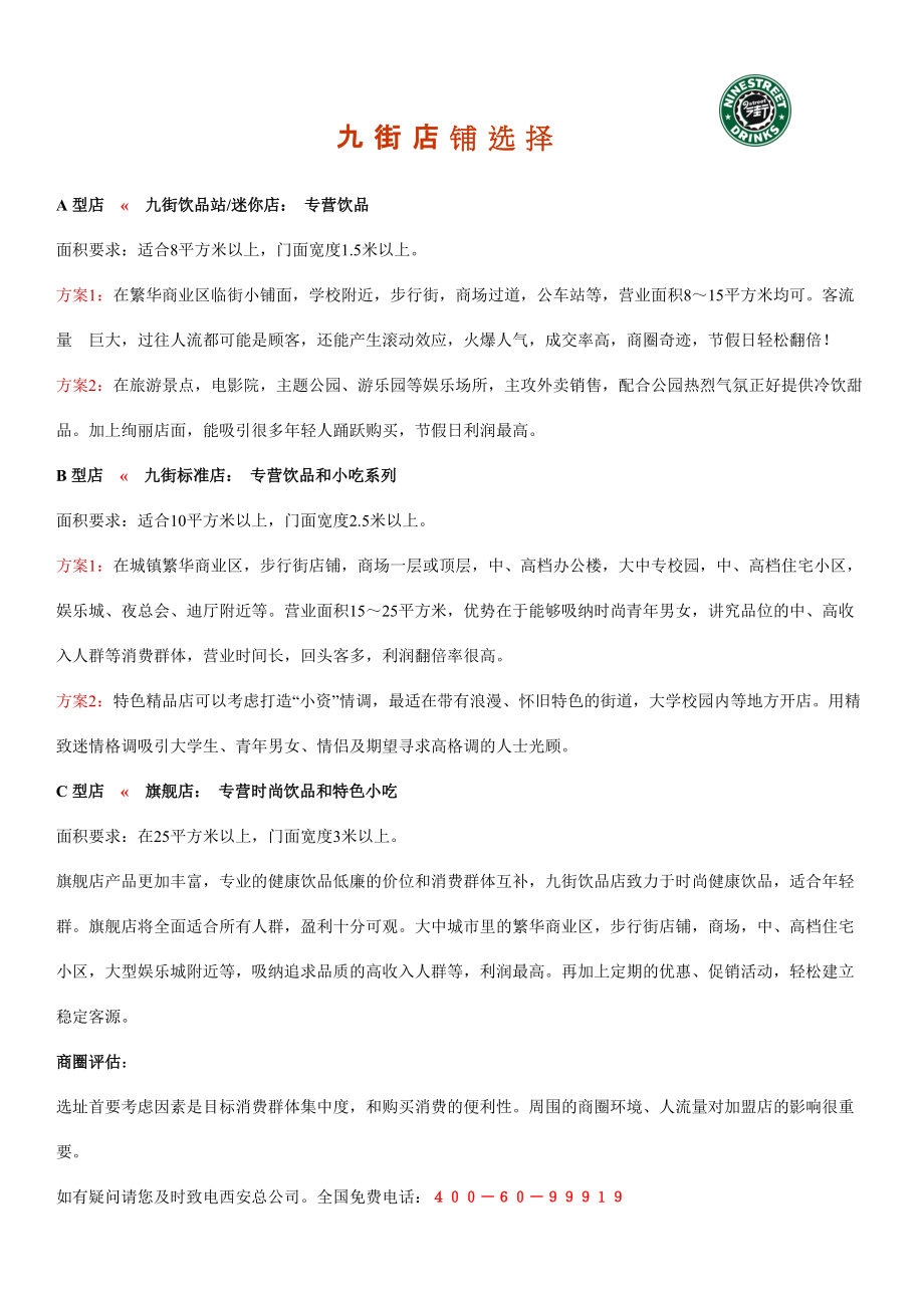 九街店面选址参考.docx_第1页