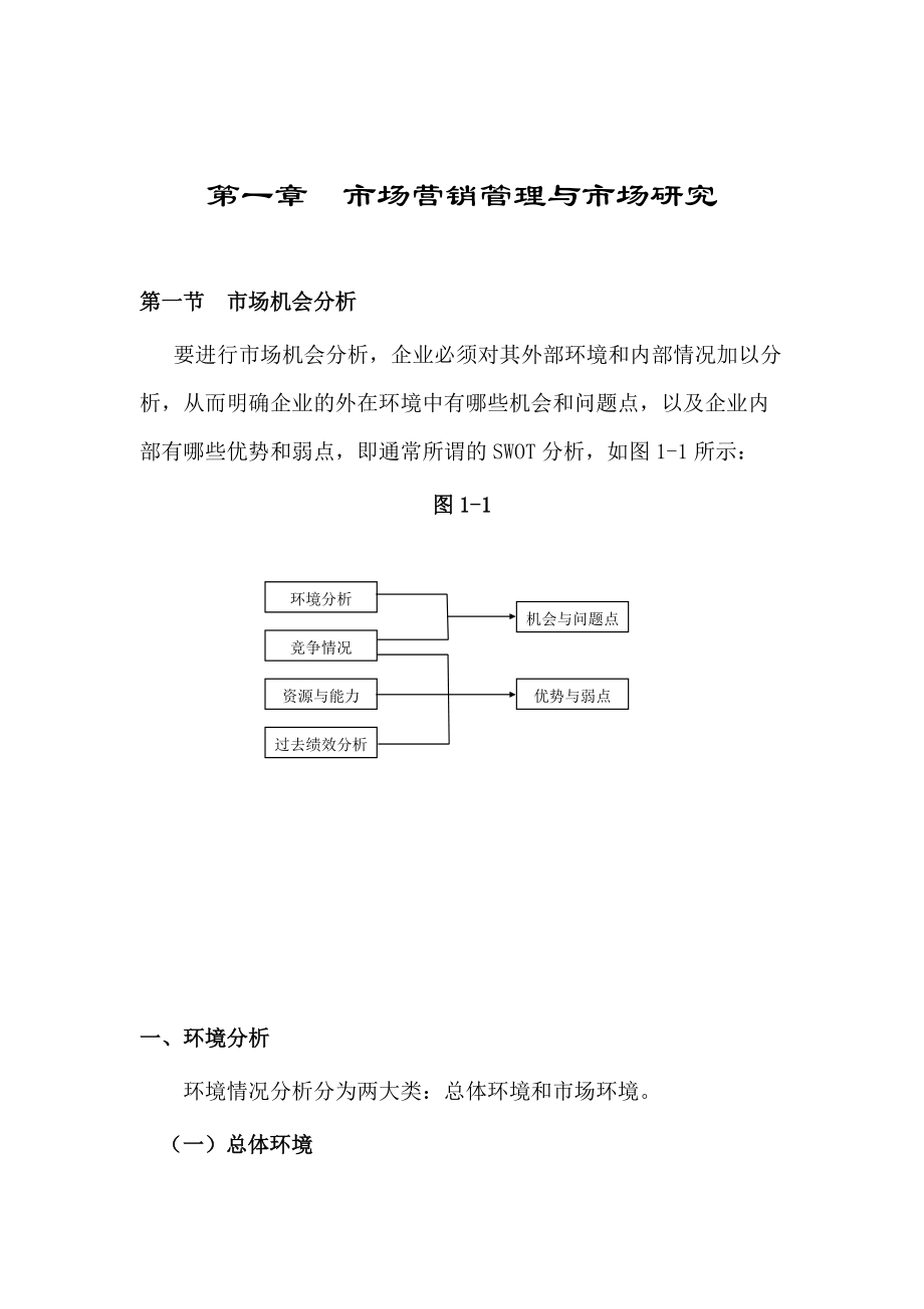 市场机会分析与营销组合策略.docx_第1页