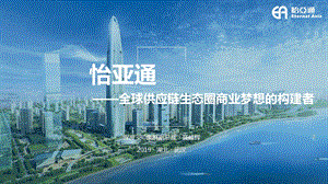 全球供应链生态圈商业梦想的构建课件.ppt