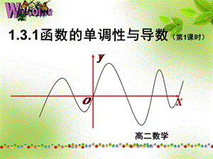 函数的单调性与导数公开课课件.ppt