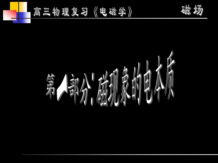 高三物理《磁场》复习ppt课件.ppt_第2页