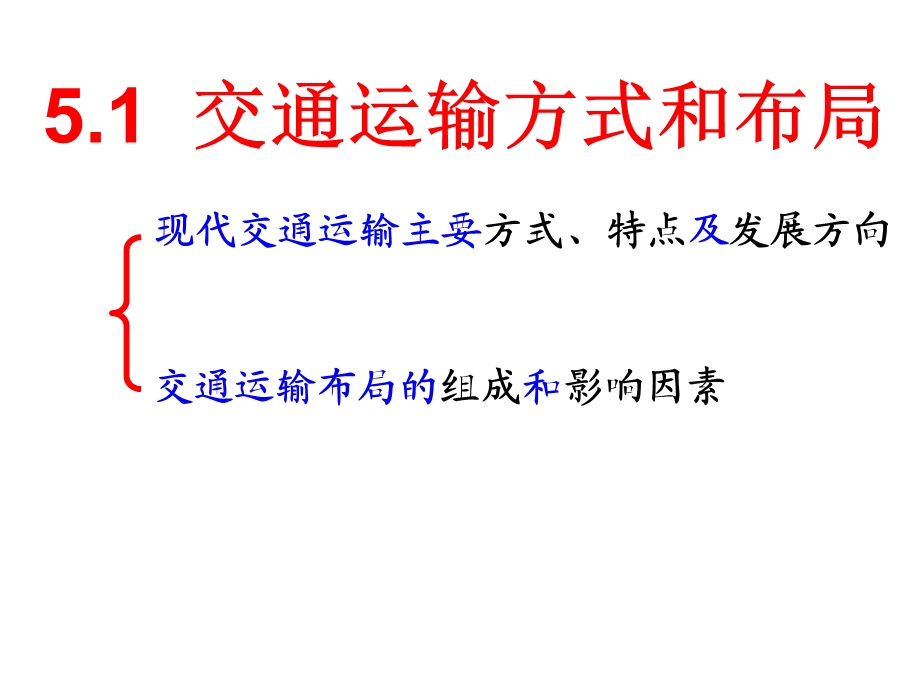 人教版交通运输方式和布局课件.ppt_第2页