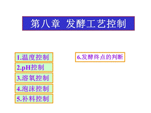 发酵工艺控制课件.ppt