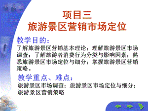 项目三 景区营销市场定位解析课件.ppt