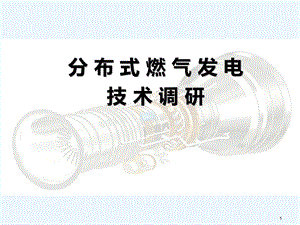 分布式燃气发电技术调研课件.ppt