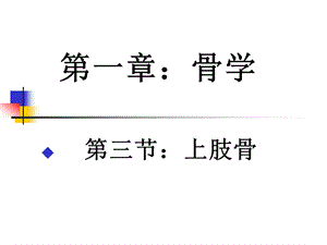 骨学 上肢骨课件.ppt