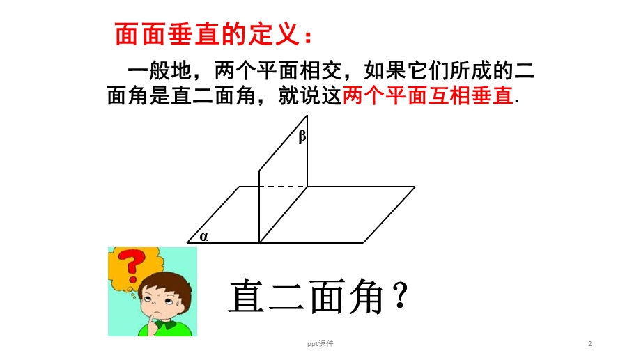 面面垂直的判定定理(公开课)课件.ppt_第2页