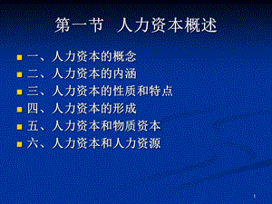 人力资本概述课件.ppt