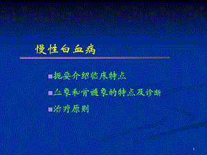 慢性白血病课件.ppt