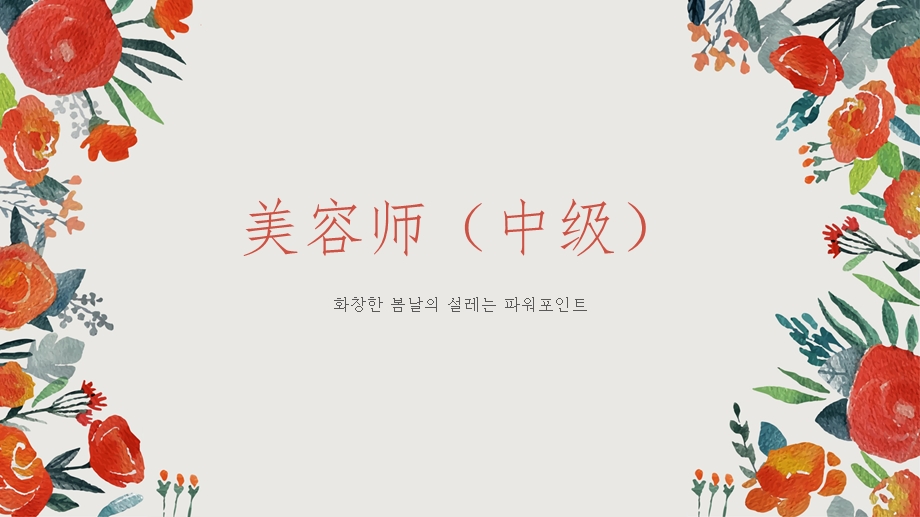 美容师(中级)课件.ppt_第1页