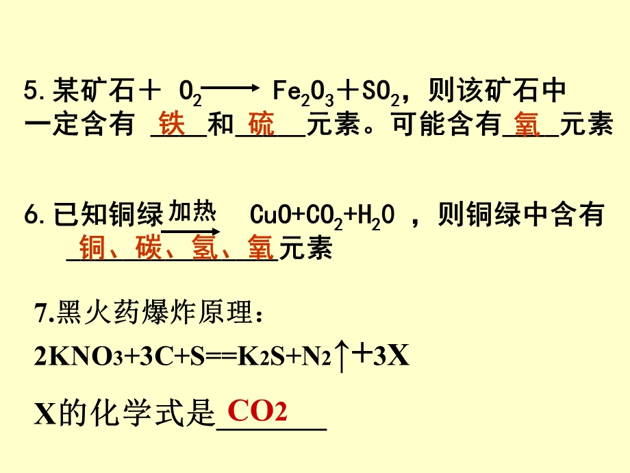 沪教版九年级化学全册第四章第三节化学方程式的书写课件.ppt_第3页