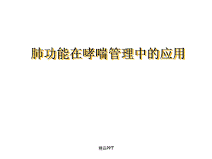 肺功能在哮喘中的应用课件.ppt