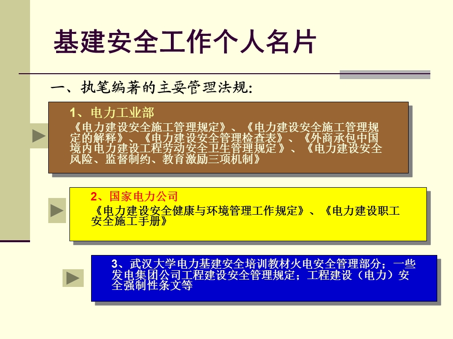 电力建设安全管理基建安全工作个人名片课件.ppt_第2页