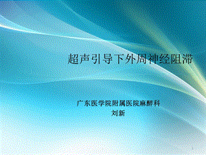 超声引导下外周神经阻滞课件.ppt