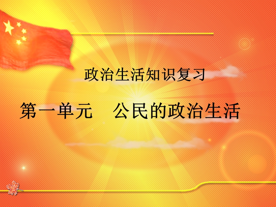 必修二《政治生活》第一单元复习PPT课件.ppt_第3页