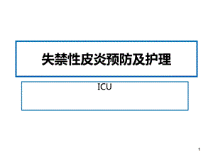 失禁性皮炎预防及护理课件.ppt