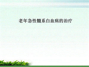 老年白血病课件.ppt