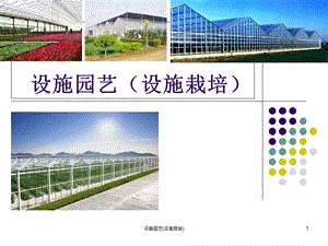 设施园艺（设施栽培）课件.ppt