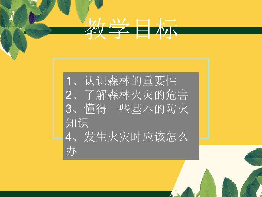 森林防火主题班会教学ppt课件.ppt_第2页