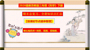 【2020新版】苏教版三年级科学下册全册知识点 期末总复习【必背ppt课件】.pptx