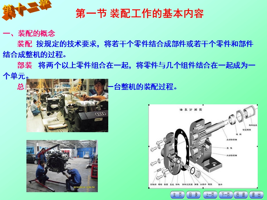 中职学校《机械加工技术》(第12章装配工艺基础) ppt课件.ppt_第3页