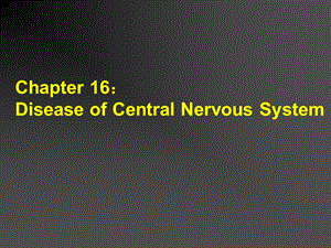 8年制病理学英文ppt课件：16神经系统.ppt