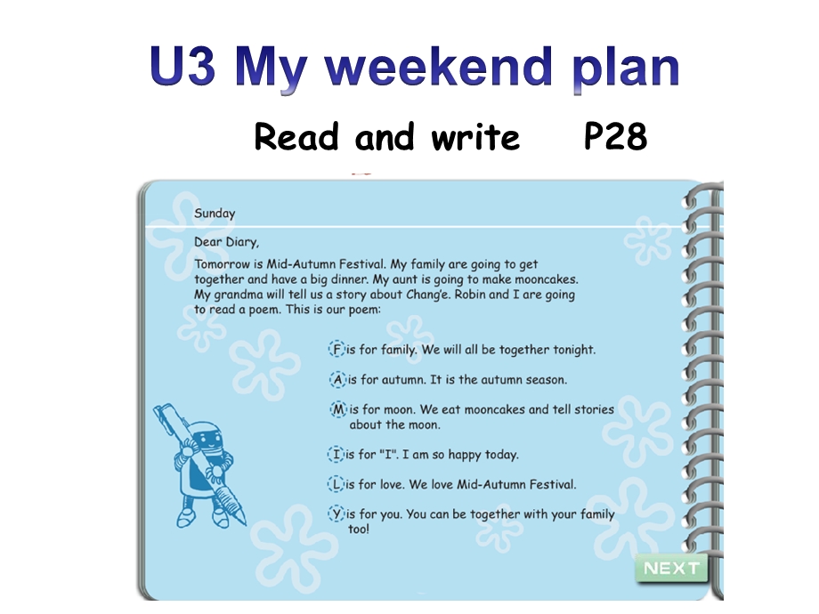 pep英语六年级上册 Unit 3 My weekend plan B Read and write课件.ppt_第1页