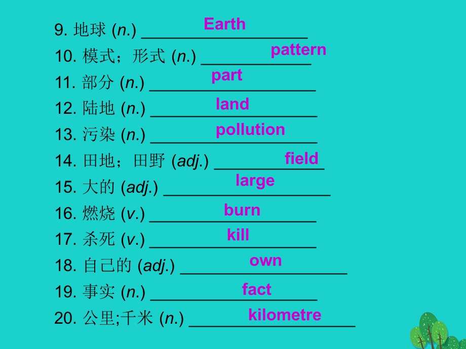 七年级英语上册Module2Unit 3 The Earthppt课件 (新版)牛津深圳版.pptx_第3页