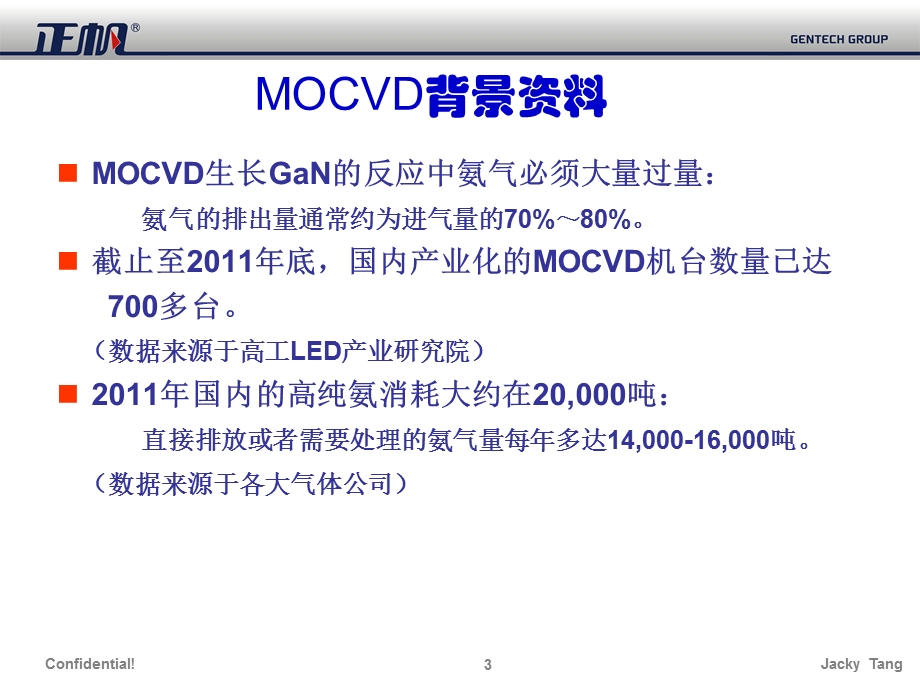 YMOCVD尾气中氨气的回收和循环利用课件.ppt_第3页