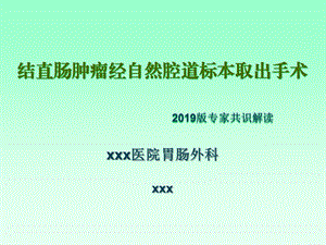 NOSES手术版专家共识课件.ppt