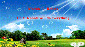 《unit 1 robots will do everything》教学课件外研版英语三起四下.ppt