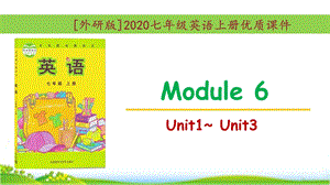 (外研版)七年级英语上册Module6单元ppt课件全套.pptx