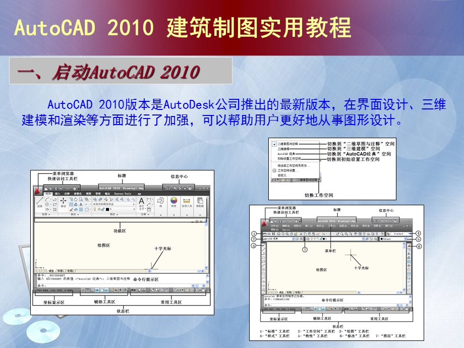 autocad建筑制图实用教程(版)上精品资料课件.ppt_第2页