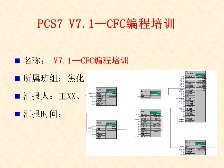 PCS7 CFC编程培训(内部工程师培训)课件.ppt_第1页