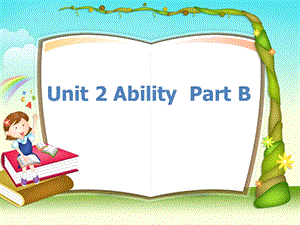 三年级下册英语ppt课件 《Unit2 Ability》｜闽教版.ppt