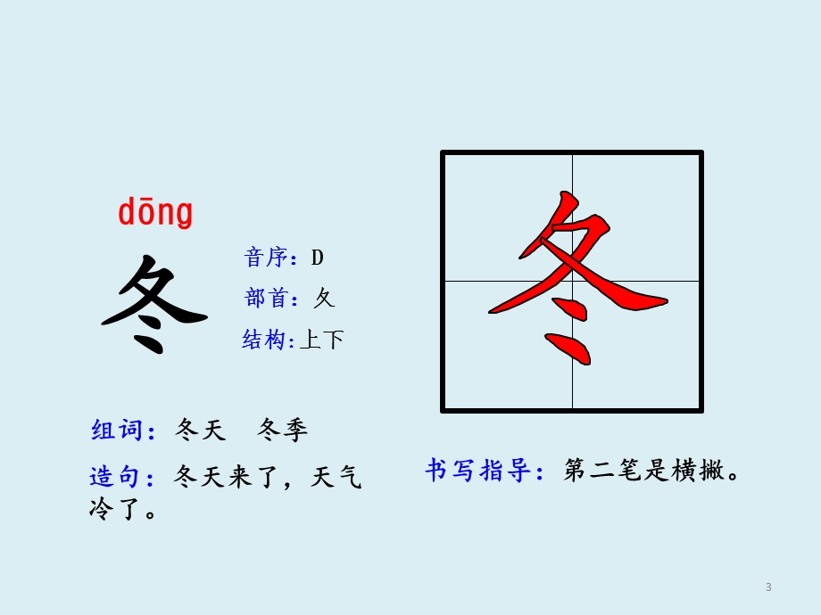 部编版小学语文一下14单元生字笔顺动画教学课件.ppt_第3页