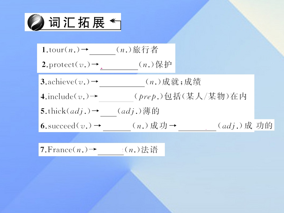 (辽宁地区)中考英语第一轮课本知识聚焦第13讲八下Units7 8ppt课件.ppt_第3页